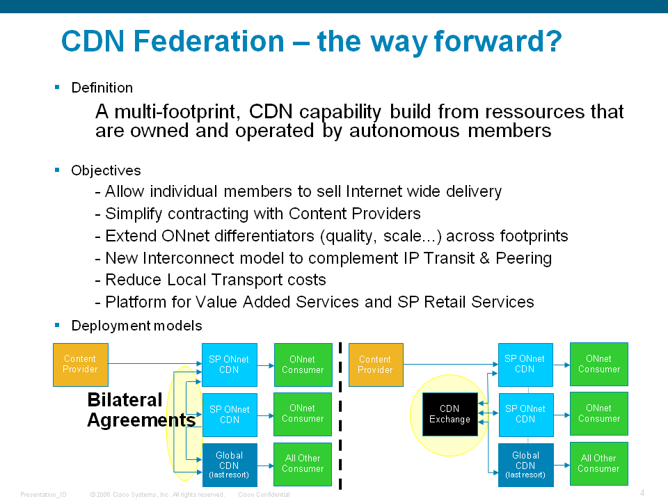 CDN: The Value of Scaling CDN & the Role of Telco Federation Presentation
